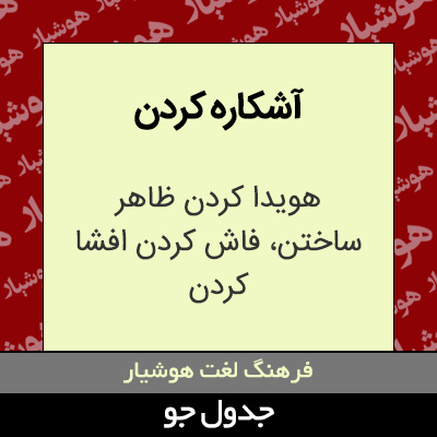 تصویری از آشکاره کردن