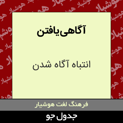 تصویری از آگاهی یافتن