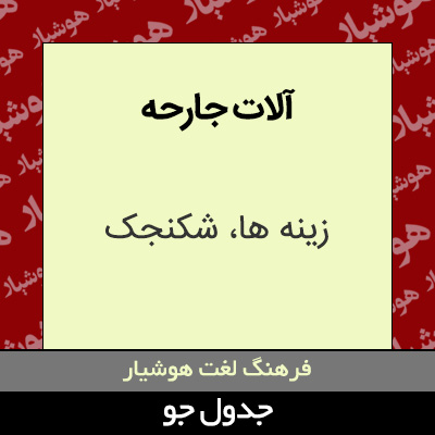 تصویری از آلات جارحه