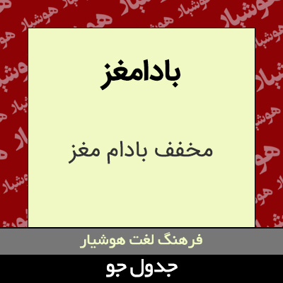 تصویری از بادامغز