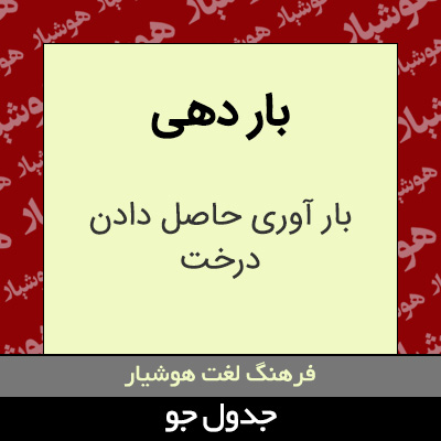 تصویری از بار دهی