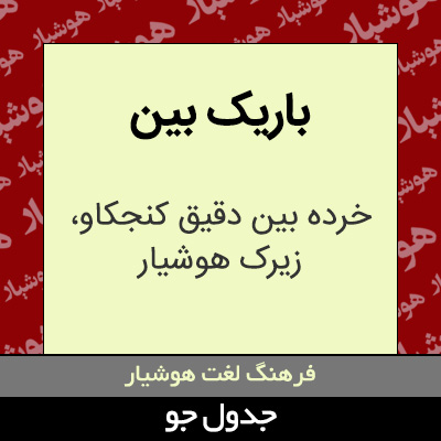 تصویری از باریک بین