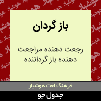 تصویری از باز گردان