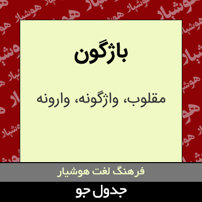 تصویری از باژگون