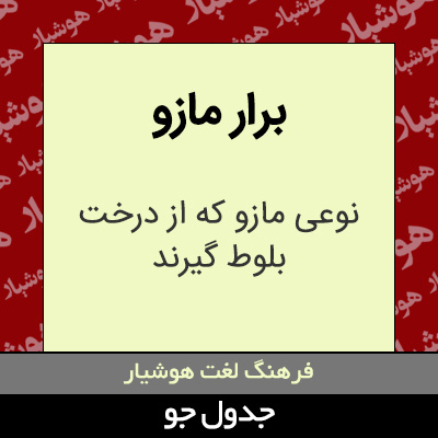 تصویری از برار مازو