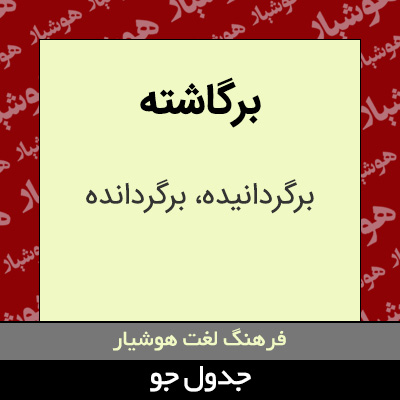 تصویری از برگاشته