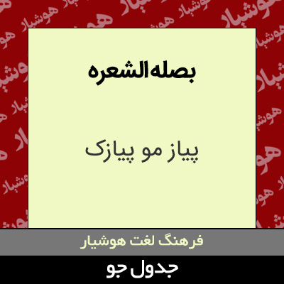 تصویری از بصله الشعره