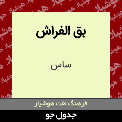 تصویری از بق الفراش