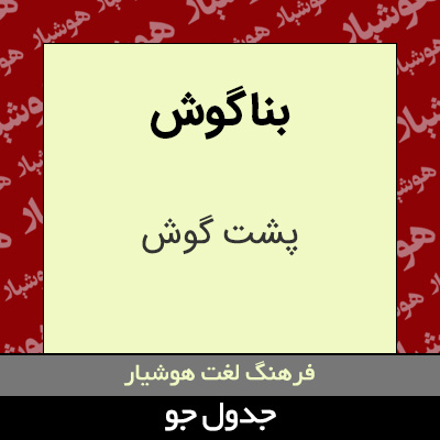 تصویری از بناگوش