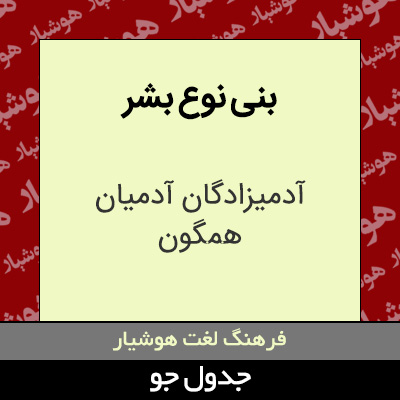 تصویری از بنی نوع بشر