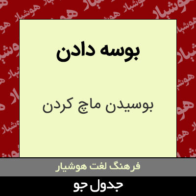 تصویری از بوسه دادن