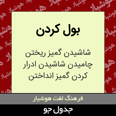 تصویری از بول کردن