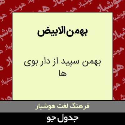 تصویری از بهمن الابیض