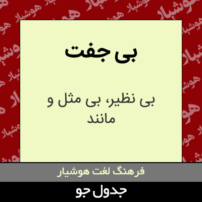 تصویری از بی جفت