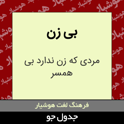 تصویری از بی زن