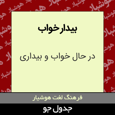 تصویری از بیدار خواب