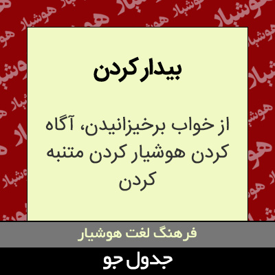 تصویری از بیدار کردن