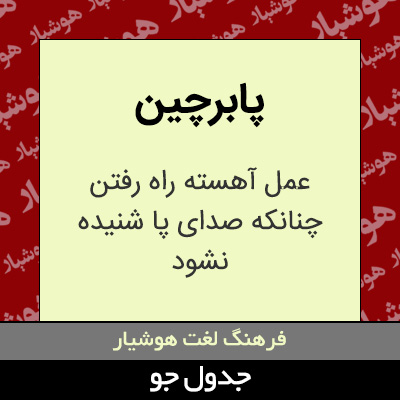 تصویری از پابرچین