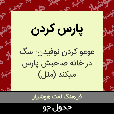 تصویری از پارس کردن