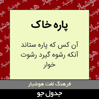 تصویری از پاره خاک