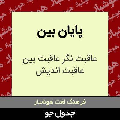 تصویری از پایان بین