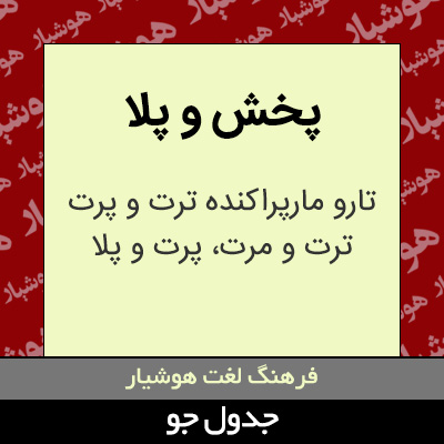 تصویری از پخش و پلا