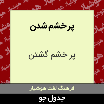 تصویری از پر خشم شدن