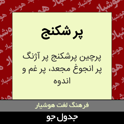 تصویری از پر شکنج