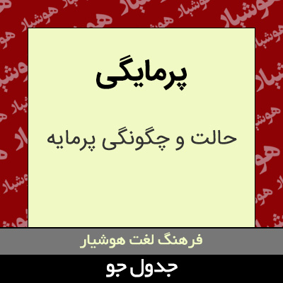 تصویری از پرمایگی