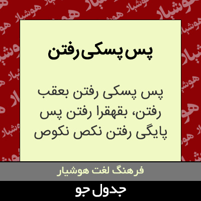 تصویری از پس پسکی رفتن