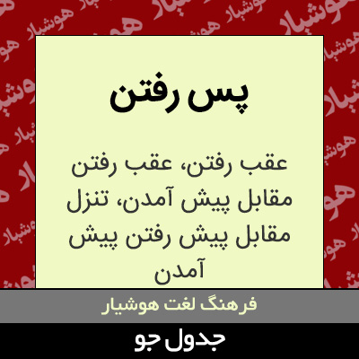 تصویری از پس رفتن