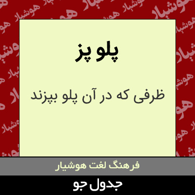 تصویری از پلو پز