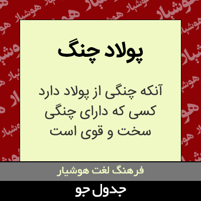 تصویری از پولاد چنگ