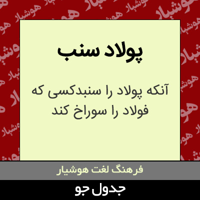 تصویری از پولاد سنب