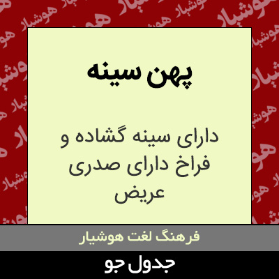 تصویری از پهن سینه