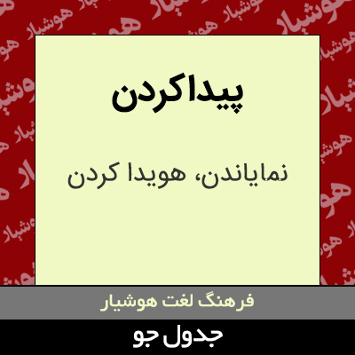 تصویری از پیداکردن