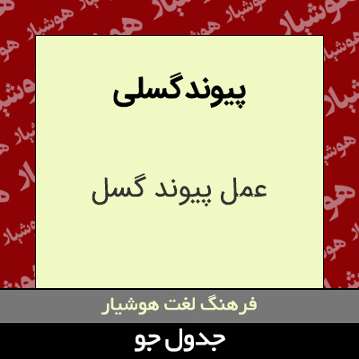 تصویری از پیوند گسلی