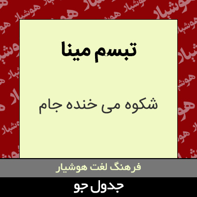 تصویری از تبسم مینا