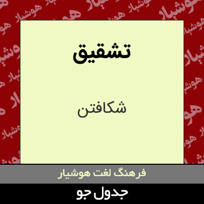 تصویری از تشقیق