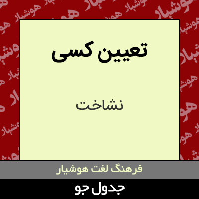 تصویری از تعیین کسی