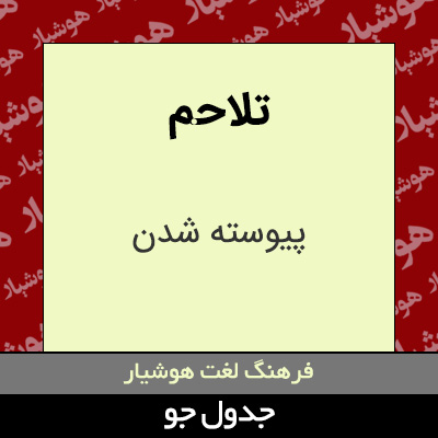 تصویری از تلاحم