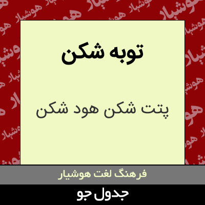 تصویری از توبه شکن