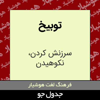 تصویری از توبیخ