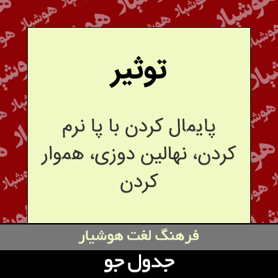 تصویری از توثیر