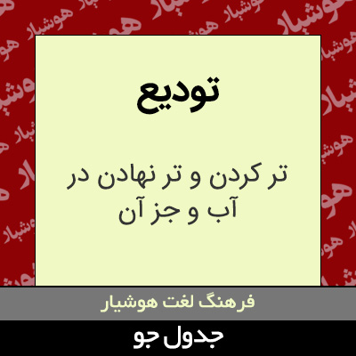 تصویری از تودیع