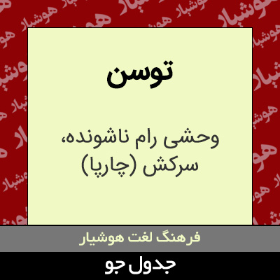 تصویری از توسن