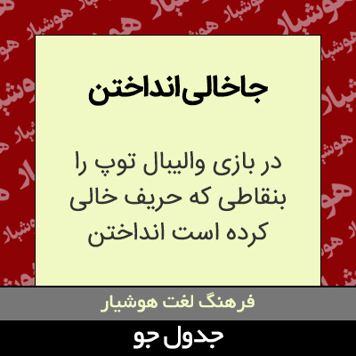 تصویری از جاخالی انداختن