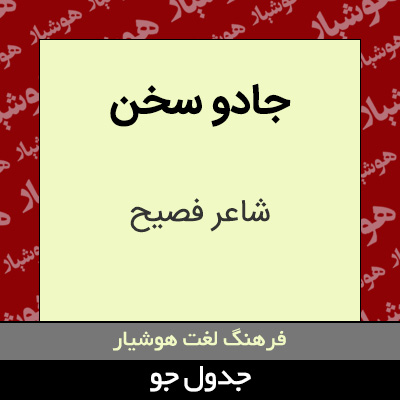 تصویری از جادو سخن