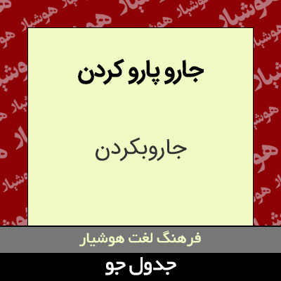 تصویری از جارو پارو کردن