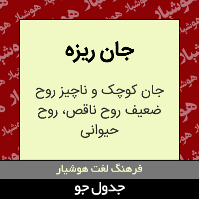 تصویری از جان ریزه